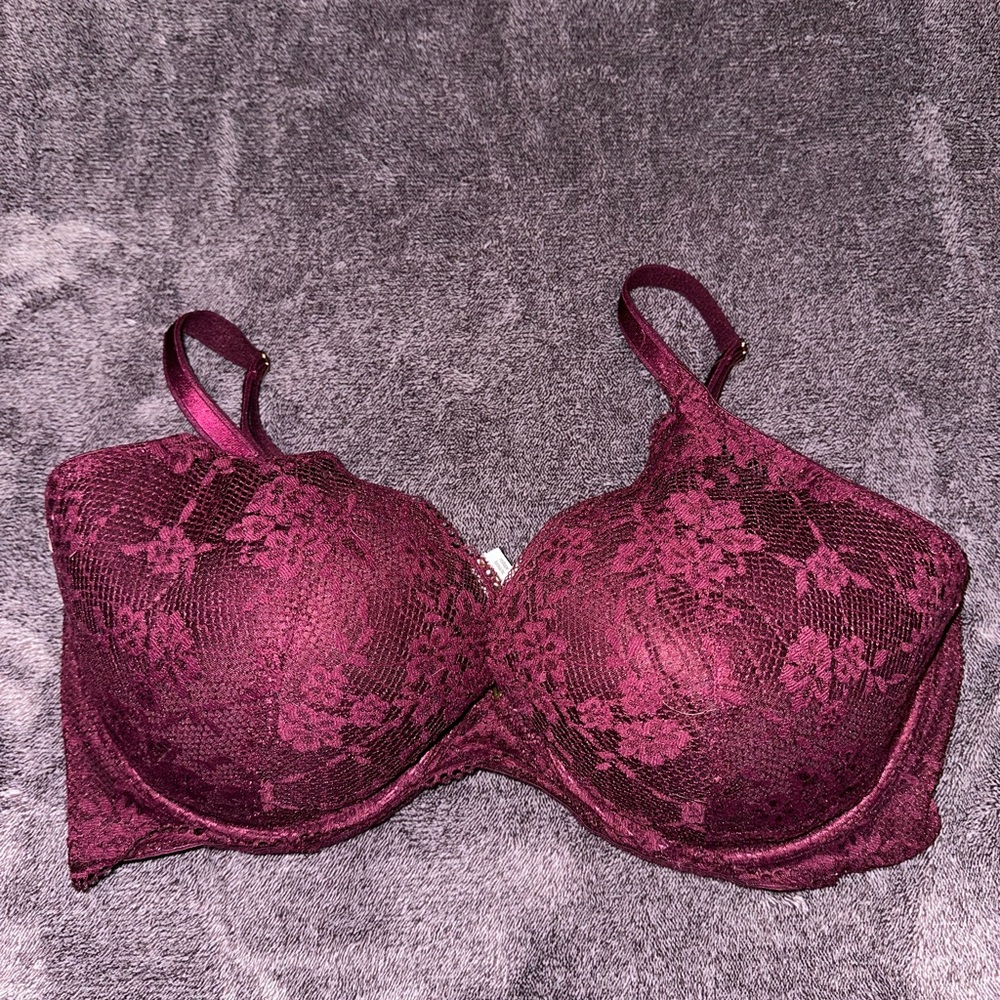 Victoria's Secret Lace Bra - Deep Burgundy